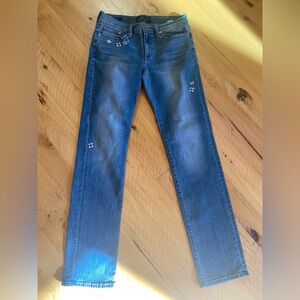 Lucky Brand floral embroidered sweet n straight jeans
